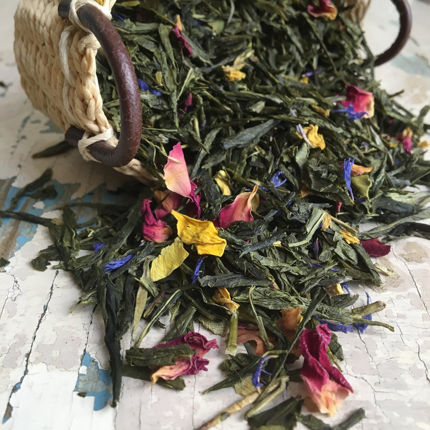 Pétalos y flores de té verde - 50g