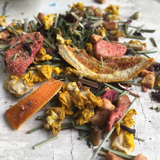 Infusión de limoncillo, naranja y fresa - 50g